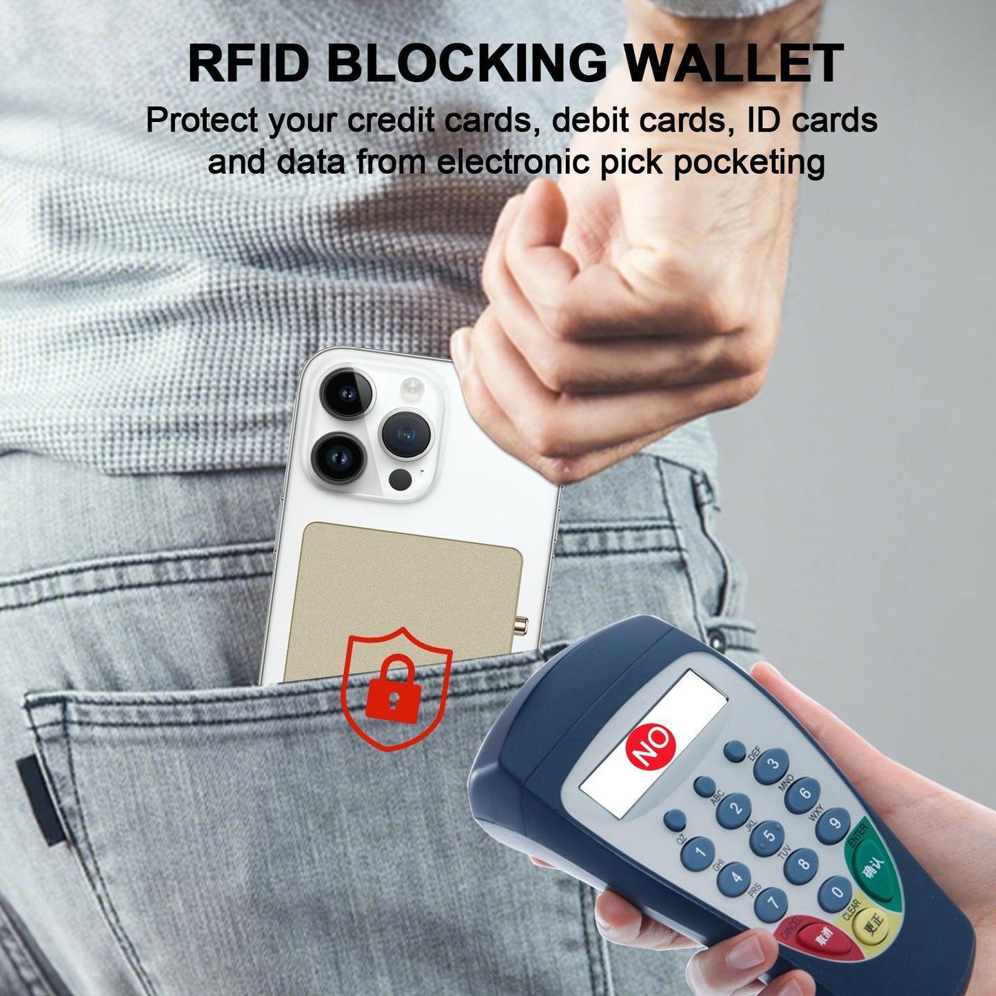 TOYFID All-Aluminum Pop Up Slide Rfid Slim Card Holder Wallet With Airtag Holder TOYFID Wallet