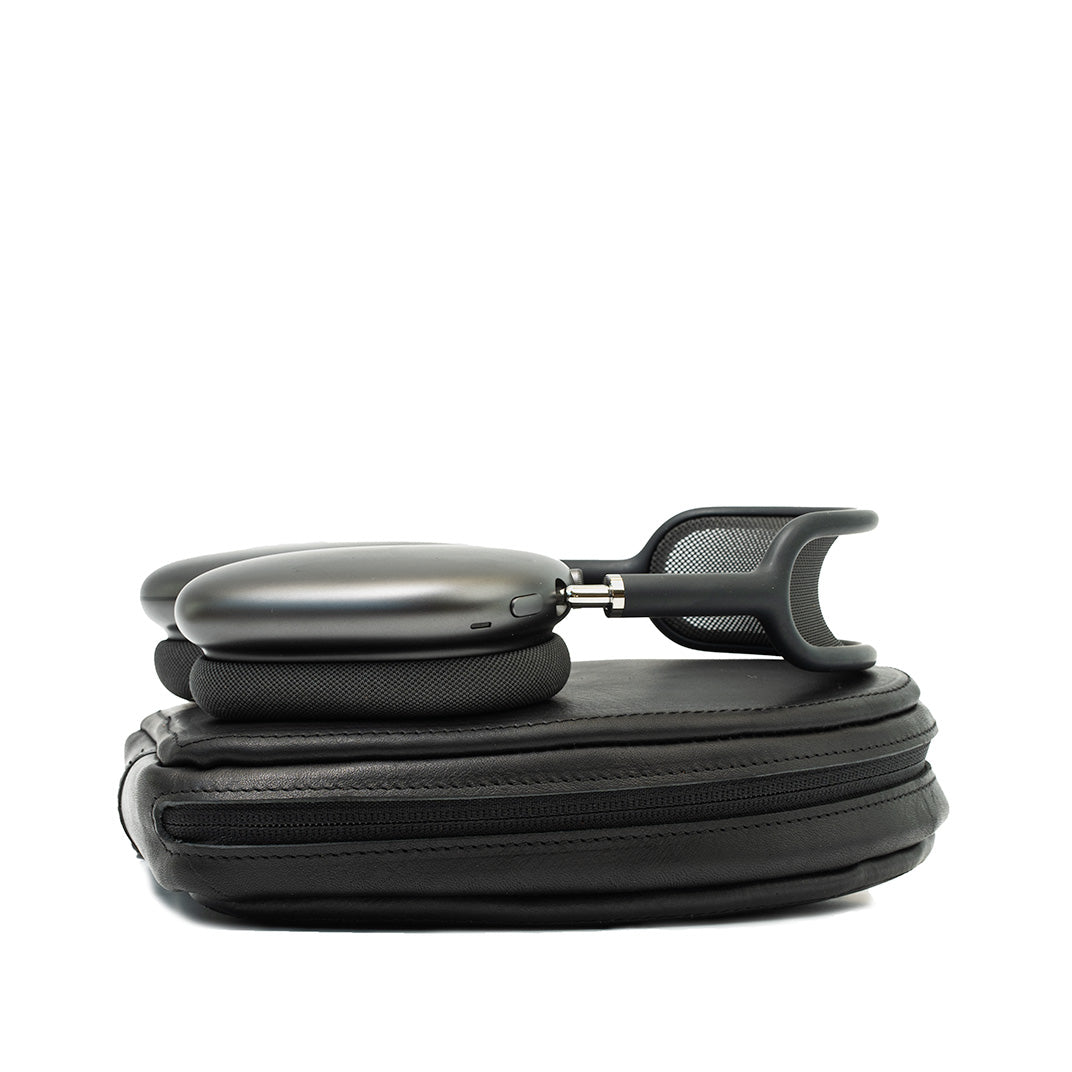 Leather Case for AirPods Max (Black) Geometric Goods