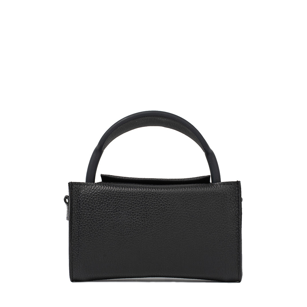 Leather Case with Adjustable Fabric Strap for AirPods Max (Black) Geometric Goods