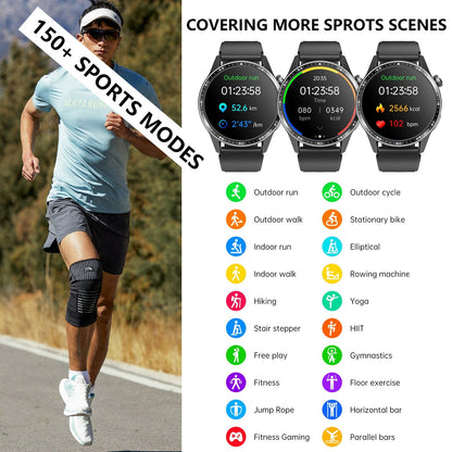 Healthy Blood Oxygen Smart Watch Men ECG+PPG Precise Body Temperature Heart Rate Monitor Smartwatch HRV Blood Pressure Watches WAUTTON