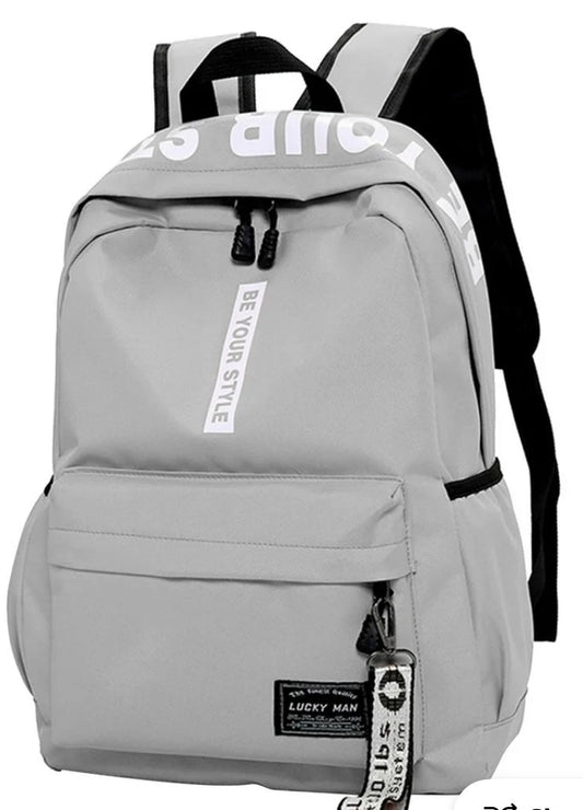 Gray & White BackPack GodsGirl315