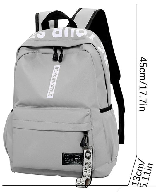 Gray & White BackPack GodsGirl315