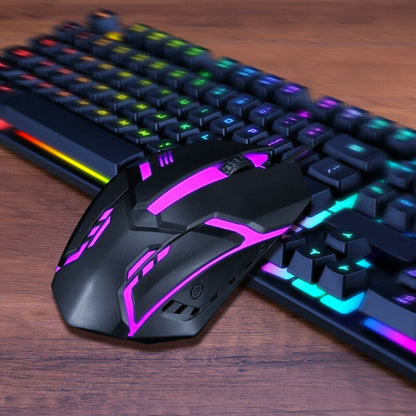 TF200 Gaming Keyboard & Mouse Combo Illuminated USB Wired 104‑Key